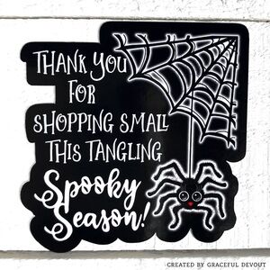 Thank You For Shopping Small This Tangling Spooky Season 2" (inches) 96ct.)
